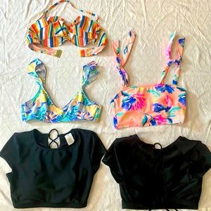 Women’s Bathing Suit Tops- Medium